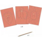 Djeco Vyškrabávací obrázky Andělé – Zboží Dáma