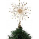 Atmosphera Zlatá špička na vánoční stromeček, 30 cm zlatá – Hledejceny.cz