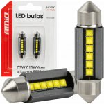LED žárovky CANBUS 41mm 2525 6SMD White 12/24V AMIO-05009 – Hledejceny.cz