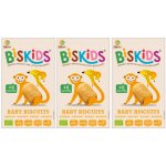 Belkorn BISkids BIO dětské celozrnné banánové sušenky 3 x 120g
