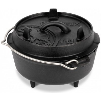 Petromax Litinový kotlík 1,6 l s poklicí Dutch Oven ft3 s nožkami 707050 Holandská trouba