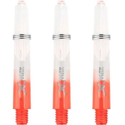 XQMax Darts Gradient with Logo - short - clear red – Zboží Dáma