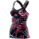 Skins DNAmic Womens Tank Junkyard Geo S Černá – Zboží Mobilmania