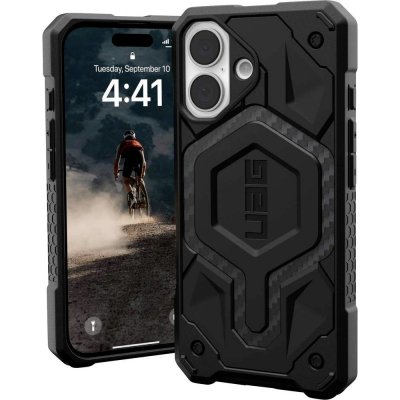 Urban Armor Gear Monarch Case zadní Apple iPhone 16 karbonová 1552552 114462114242 – Zboží Živě