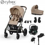 Cybex Balios s Lux set Cybex Aton B2 + základna 2025 Almond Beige – Hledejceny.cz