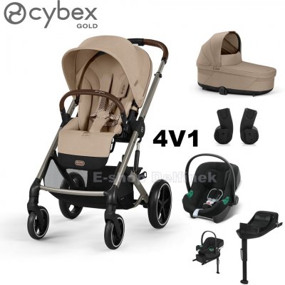 Cybex Balios s Lux set Cybex Aton B2 + základna 2025 Almond Beige – Hledejceny.cz