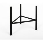 YLD Stojan na květiny kovový 22 x 25 cm černý – Sleviste.cz