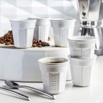 Bialetti Bicchierini bílé porcelánové šálky na espresso 6 x 80 ml – Zboží Mobilmania