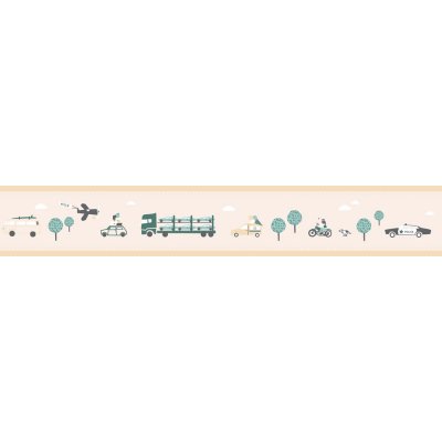 ICH Wallcoverings 7502-2 dětská samolepící bordura Noa rozměry 0,16 x 5 m – Zboží Mobilmania