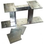 Držák příhradového st. 365x365x365 vrchní část - žár + 8x třmen k vinklu – Hledejceny.cz