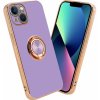 Pouzdro a kryt na mobilní telefon Apple Cadorabo Ochranné pouzdro pro Apple iPhone 14 PLUS Case in Fialová Pouzdro Kryt Ochrana fotoaparátu Magnetický držák do auta