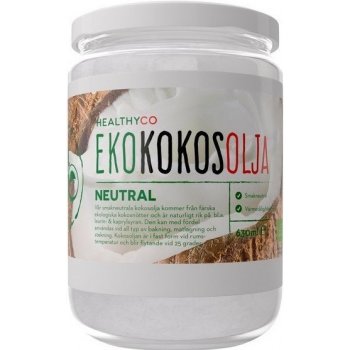 Healthyco Organický Bio kokosový olej 630 ml