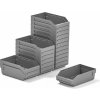 Úložný box AJ Produkty Skladová nádoba Reach, 300x180x95 mm, bal. 20 ks, šedá