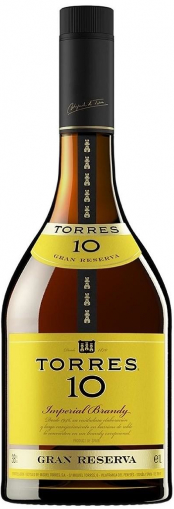 TORRES 10y 38% 1 l (holá láhev)