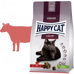 Happy cat Supreme sterilised hovězí 4 kg