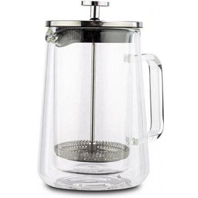French press NAVA Acer dvoustěnný 1000 ml – ruční kávovar z borosilikátového skla – Zboží Mobilmania