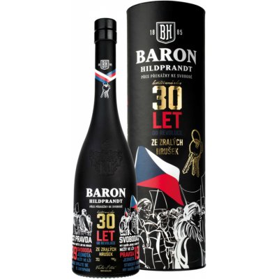 Baron Hildprandt Ze Zralých Hrušek L.E. 30 let od revoluce 40% 0,7 l (holá láhev) – Zboží Mobilmania