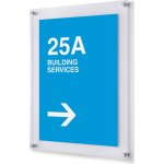 Jansen Display Plexi tabule A3 s ozdobnými šrouby FS25, 377 x 500 mm – Hledejceny.cz