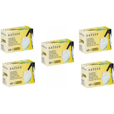 Bombičky CO2 pro sodovku sifon saturátor 50 ks | KAYSER 11022 – Sleviste.cz