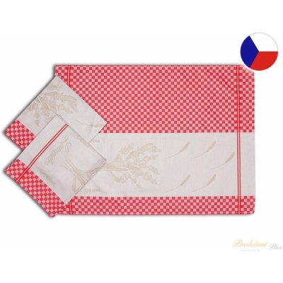 Sleep-well LEVANDULE KOSTKA 50x70 cm ČERVENÁ 3 ks – Zboží Dáma