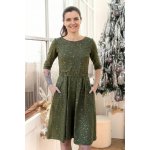 Jsem máma kojicí šaty Hvězdný prach na khaki – Zboží Dáma