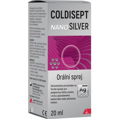 Coldisept nanoSilver orální sprej 20 ml – Zboží Mobilmania