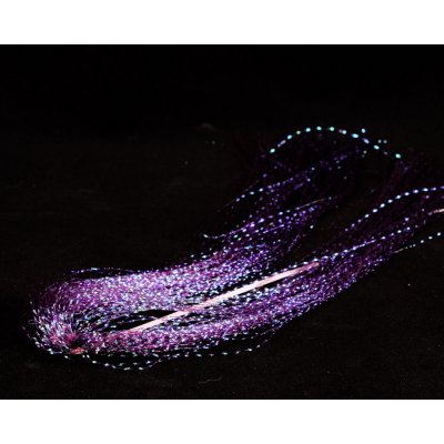 Sybai Streamerové Vlasy Magnum Crystal Flash Hair Purple 27cm – Zboží Mobilmania