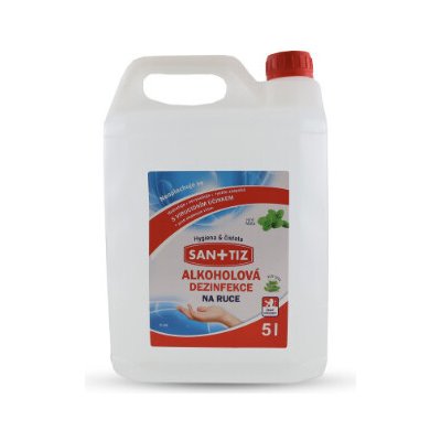 Sanitiz Alkoholová dezinfekce na ruce 5l – Zboží Mobilmania
