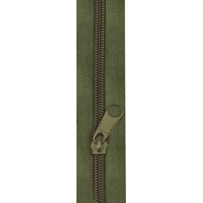 KORTEXIN Zipové pásmo 10mm dělitelné 65cm oliva – Zboží Mobilmania