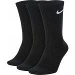 Nike ponožky Everyday Crew 3Pack Black Černá – Zboží Dáma