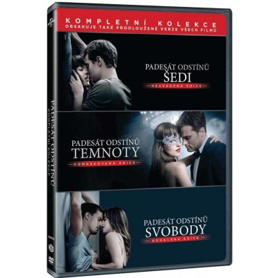 Padesát odstínů - Kompletní kolekce: 3 DVD – Hledejceny.cz