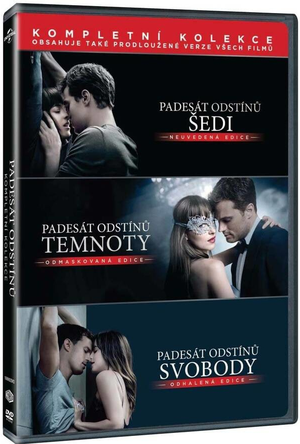 Padesát odstínů - Kompletní kolekce: 3 DVD