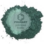 PourArt Metalický prášek DKTK018 Deep Green 10 g – Zboží Dáma