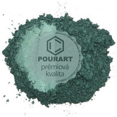 PourArt Metalický prášek DKTK018 Deep Green 10 g – Zboží Mobilmania