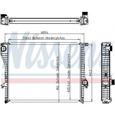Chladič motoru NISSENS 60638 – Hledejceny.cz