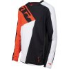 Cyklistický dres KTM Factory ENDURO dlouhý rukáv black/white/orange Oranžová