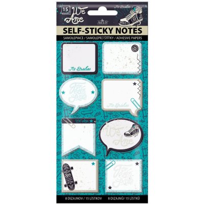 ARGUS Samolepící štítky We Are, biela- tyrkys 23210275 – Zboží Dáma