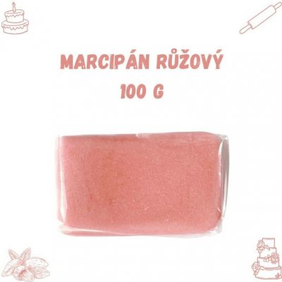 Frischmann vyškov Marcipán růžový 7,5x4,5 cm 100g – Zboží Dáma