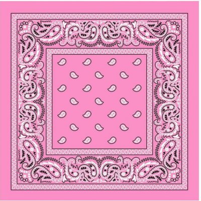 Woodrow bandana šátek pink růžová B543 – Zboží Dáma