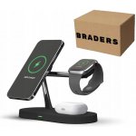 Tech-Protect A12 3in1 Stand & Wireless Charger černá – Hledejceny.cz