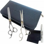 Olivia Garden SilkCut Sada kadeřnických nůžek 5,75" a efilačních nůžek 6,35" – Zboží Dáma