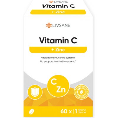 Livsane Vitamin C + Zinek 60 tablet – Hledejceny.cz