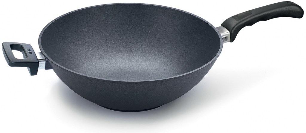 Woll Titanová Wok na indukci s rukojetí Titanium Nowo 32 cm