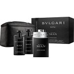 Bvlgari Man Black Cologne EDT 100 ml + voda po holení 75 ml + sprchový gel 75 ml + etue dárková sada – Hledejceny.cz