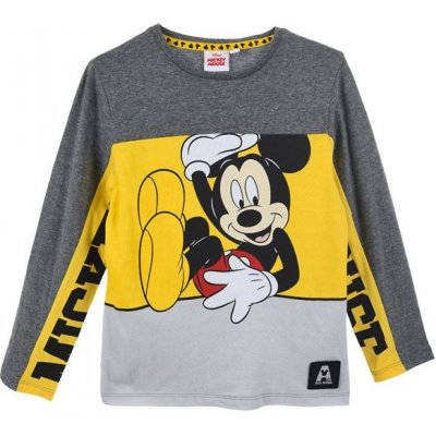 Disney mikina mickey mouse šedo-žlutá