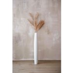 Vysoká váza ISONDRA, sklolaminát, výška 100 cm, bílá – Hledejceny.cz
