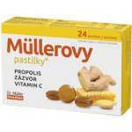 Dr. Muller Pharma Müllerovy pastilky s propolisem a zázvorem 24 pastilek – Hledejceny.cz