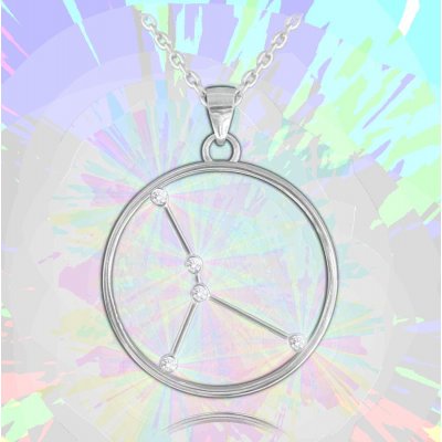 MINET Stříbrný Stars Rak Czech Crystal JMAS9507SN45 – Sleviste.cz