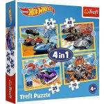 TREFL Autíčka Hot Wheels 4v1 35,48,54,70 dílků – Sleviste.cz