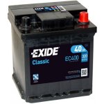 Exide Classic 12V 40Ah 320A EC400 – Zbozi.Blesk.cz